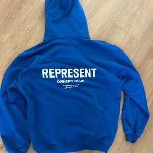 Represent cobalt blue Hoodie